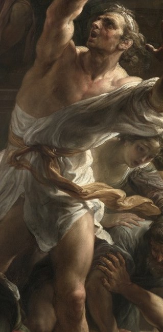 It shows his mastery of light and shadow on the human form.