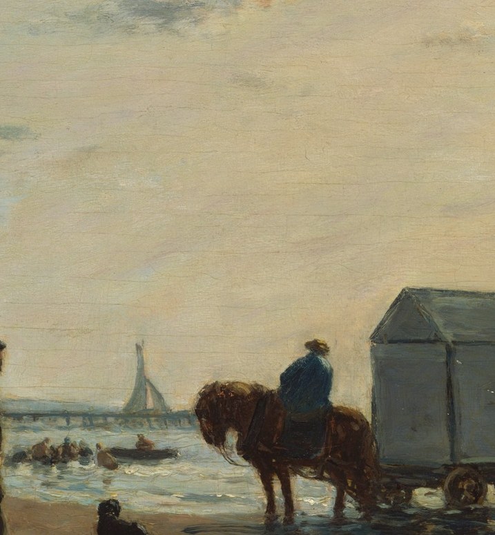 A now-vanished Victorian contraption that let bathers enter the sea in privacy , a perfect time-capsule object for narrating 19th-century seaside customs