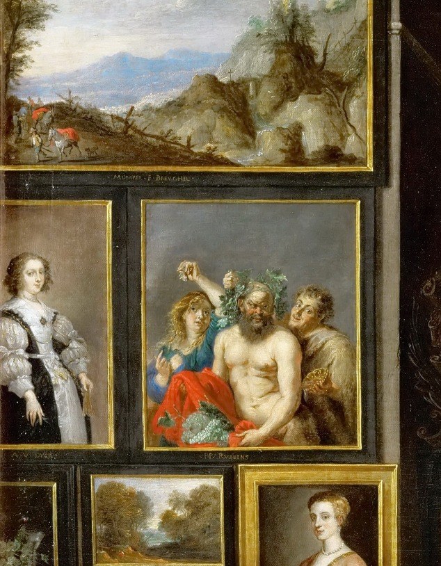 That Titian above the door is a copy, but painted no bigger than your hand.