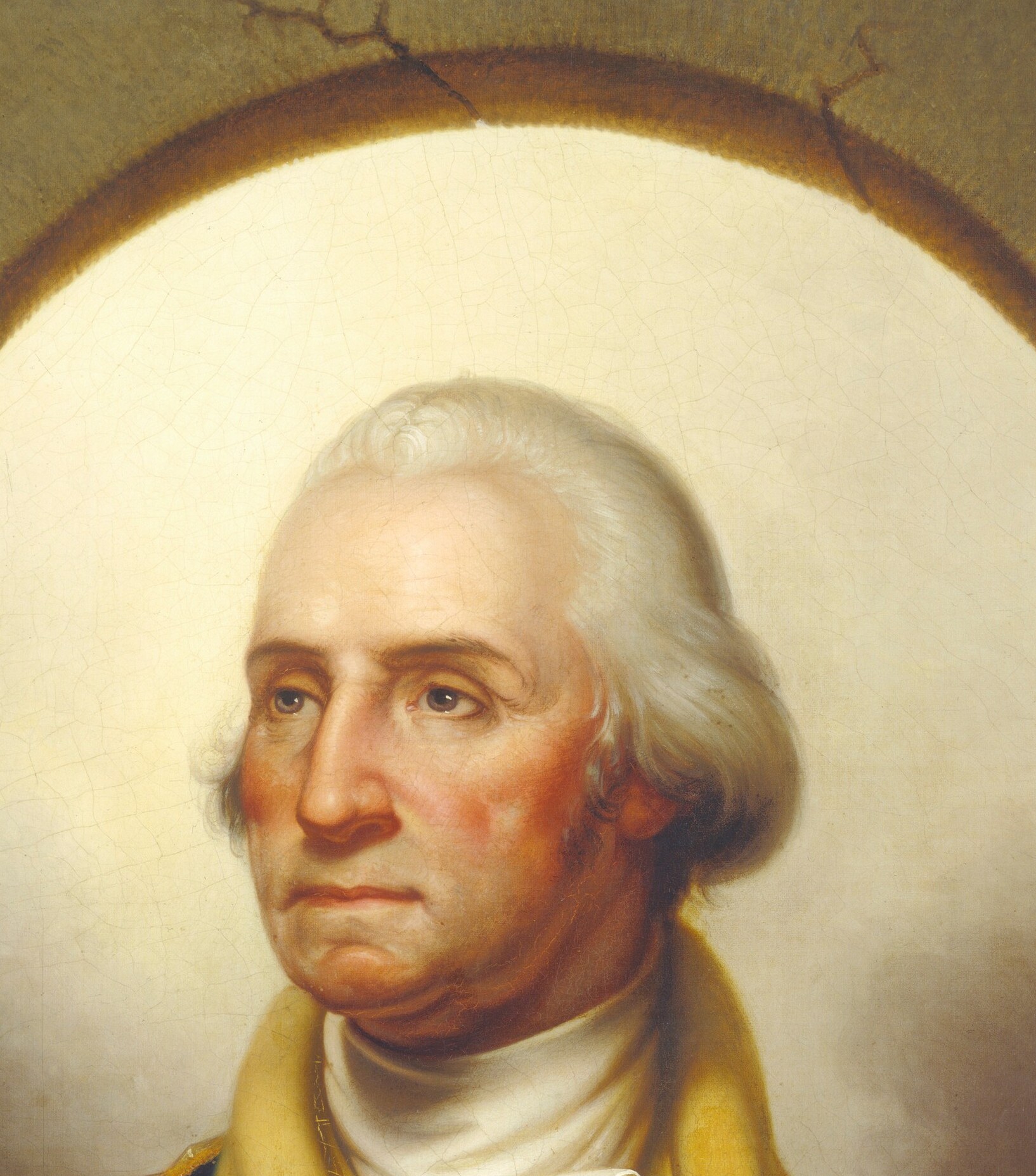 Rembrandt Peale never saw Washington in the flesh.