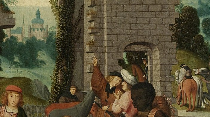 The painter captured these details around 1500 in Alkmaar.