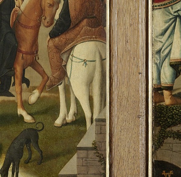 Wealthy travelers like the Magi arrived on horseback.