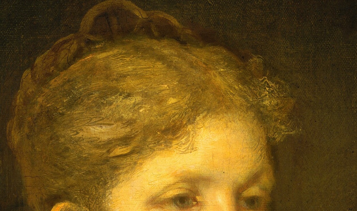 The eyes are not meeting the viewer, a deliberate choice that creates intimacy without confrontation , a signature of Fuller's portrait mood.