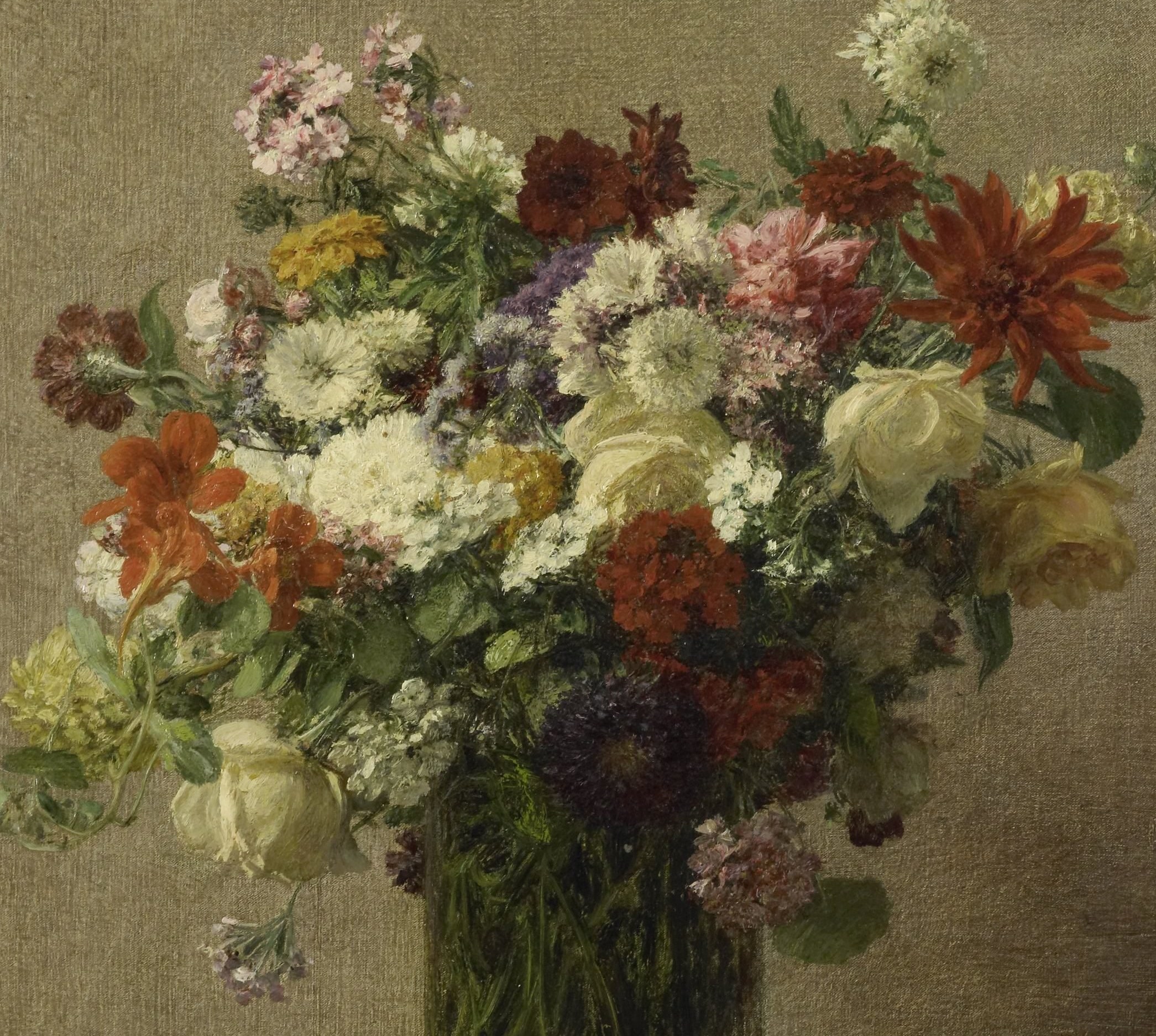 Captures the spontaneous beauty of nature, a departure from formal arrangements.
