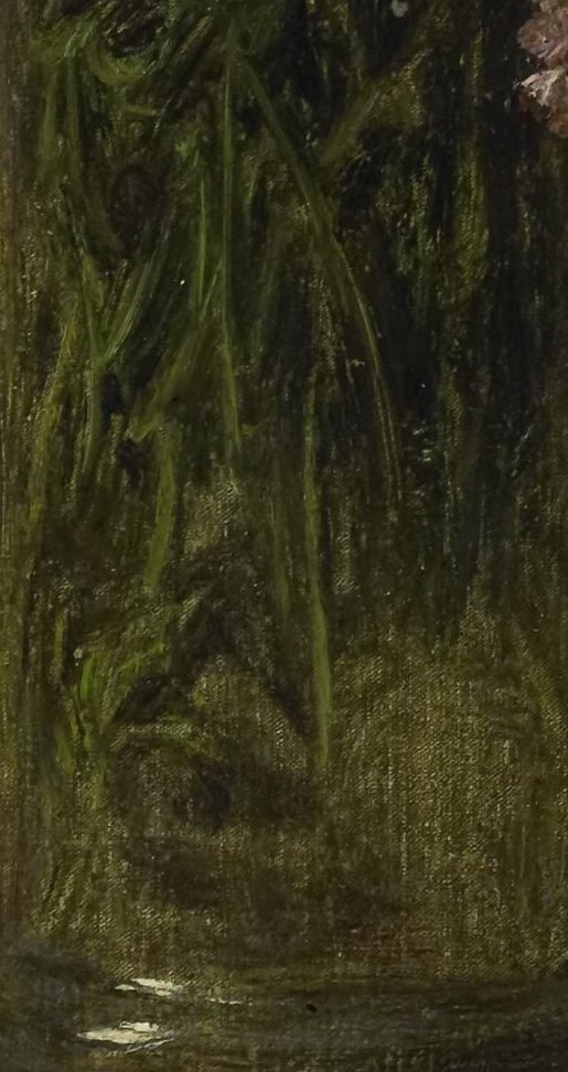 The artist captured the light reflecting on its surface.