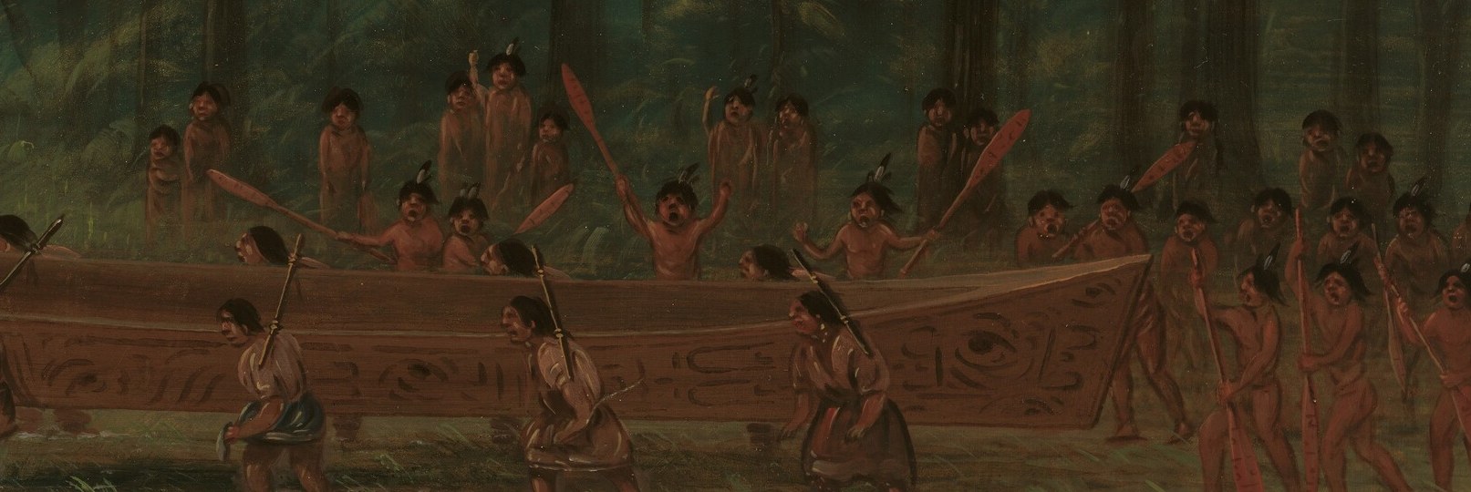 Their posture and arrangement indicate readiness for departure.