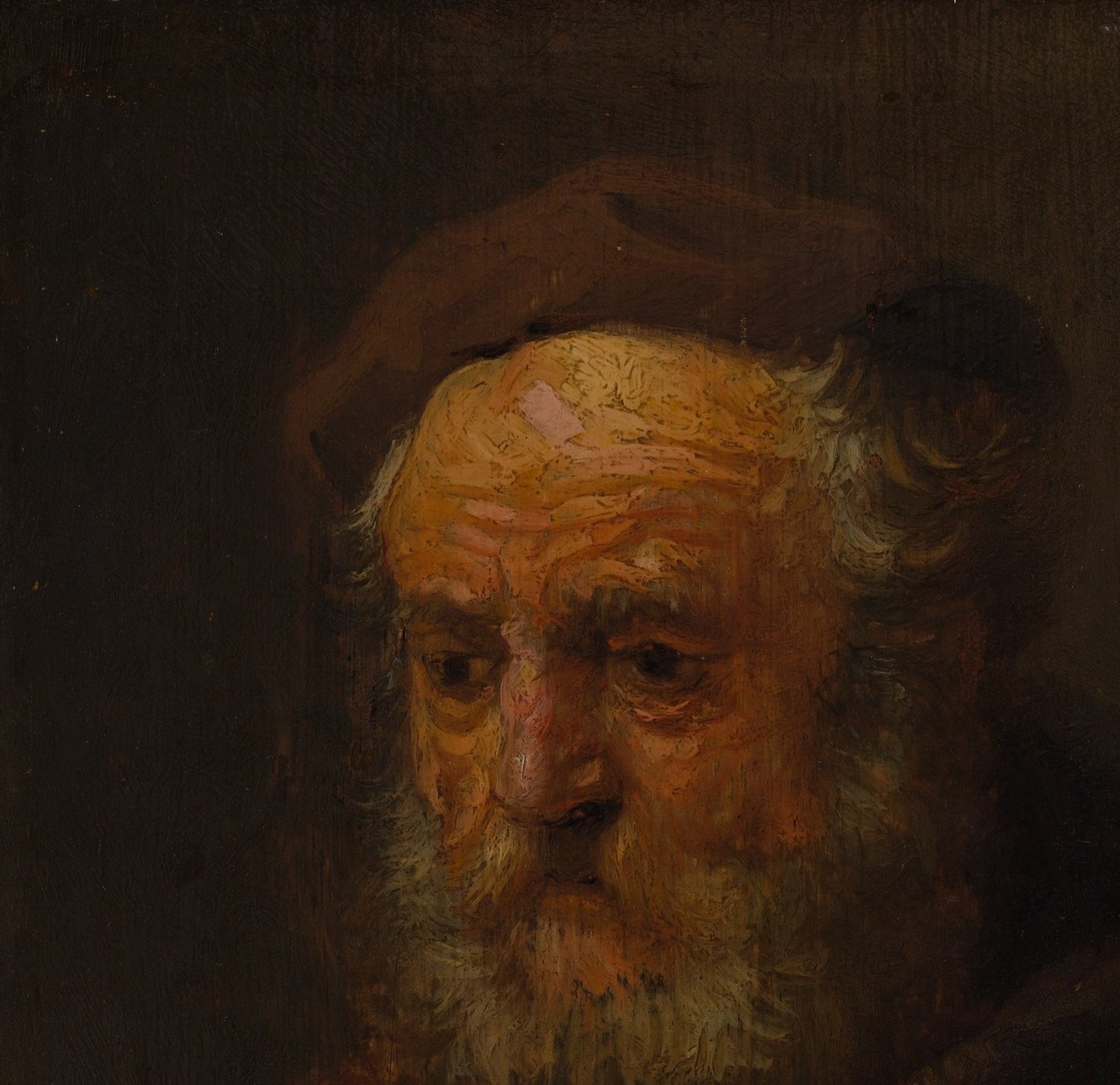 The artist painted this only for himself. A study, never meant for sale.