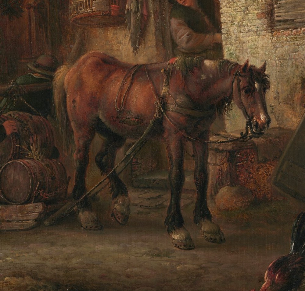 Look at the careful detail in this horse.