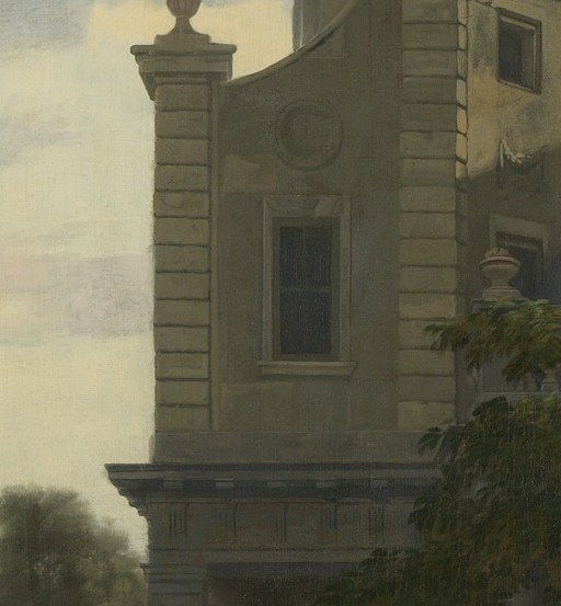 It combines Dutch Baroque style with French classicism of the late 1600s.