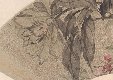 The deep, varied tones of the leaves create a sense of volume and shadow, grounding the composition.