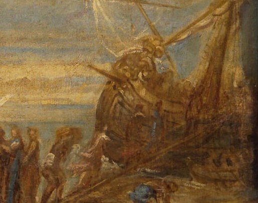 But his ship is already waiting on the horizon.