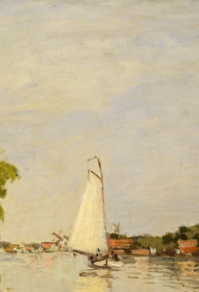 But look past the sailboat, into the far distance.