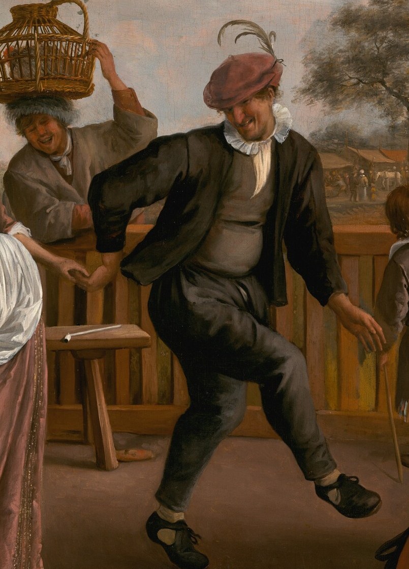 This painter was known for capturing such chaotic scenes.