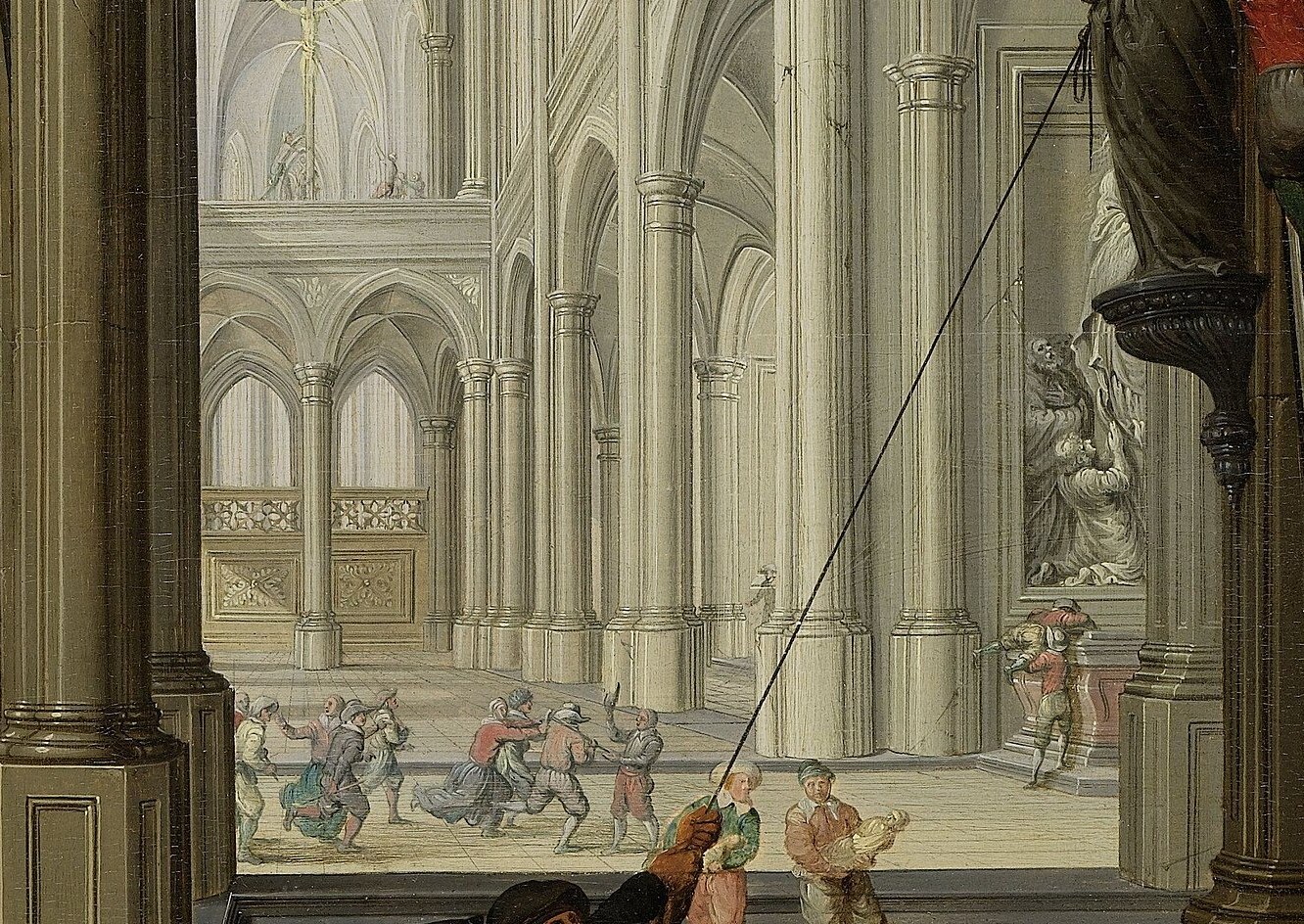 Protestant iconoclasts destroyed Catholic imagery across the Netherlands.