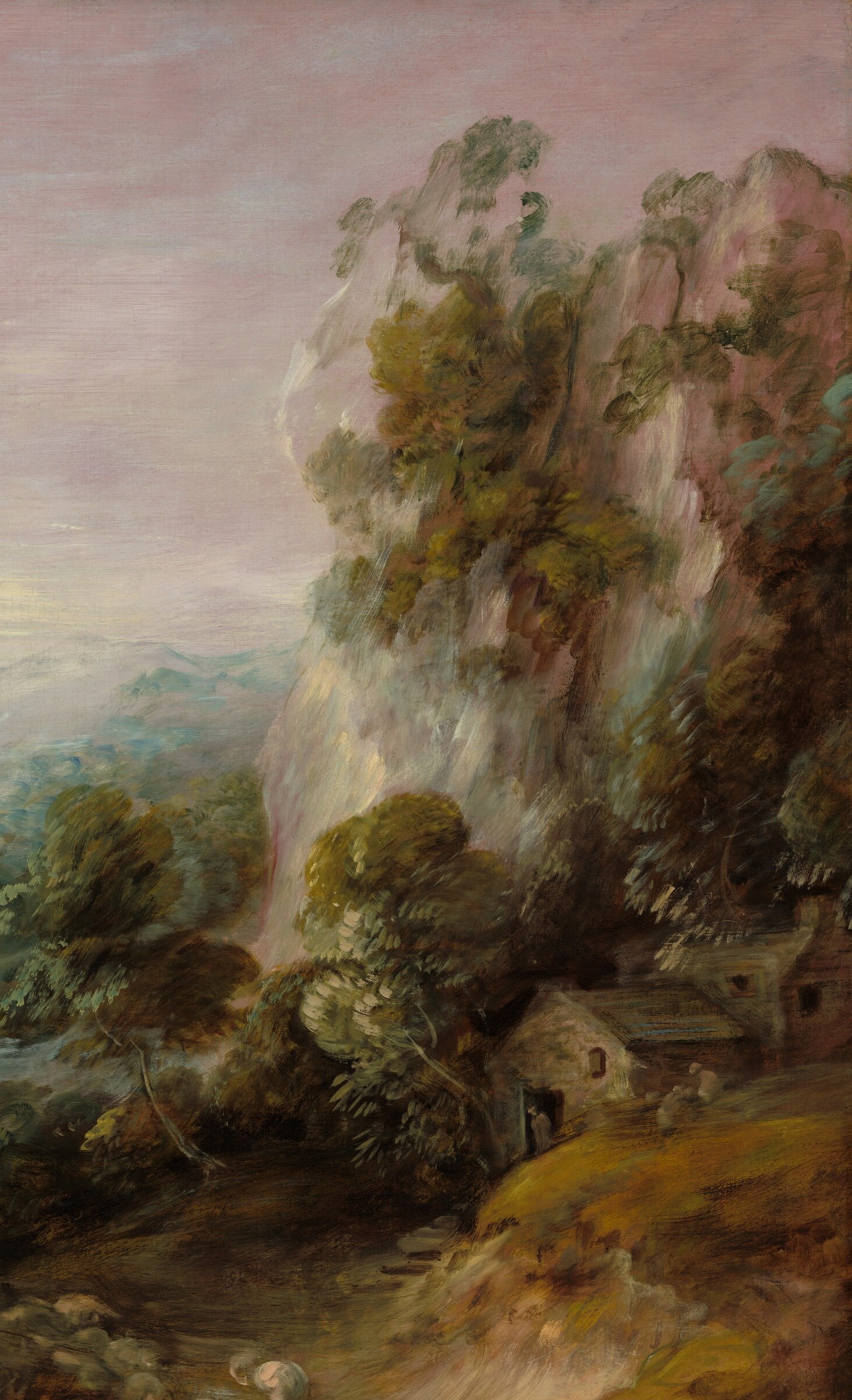 Gainsborough was the most sought-after portraitist in England.