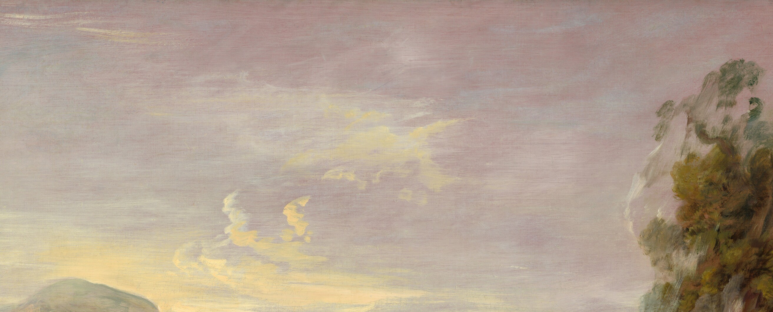 He called his clients 'the curs'd Faces' and fled to landscapes like this one.