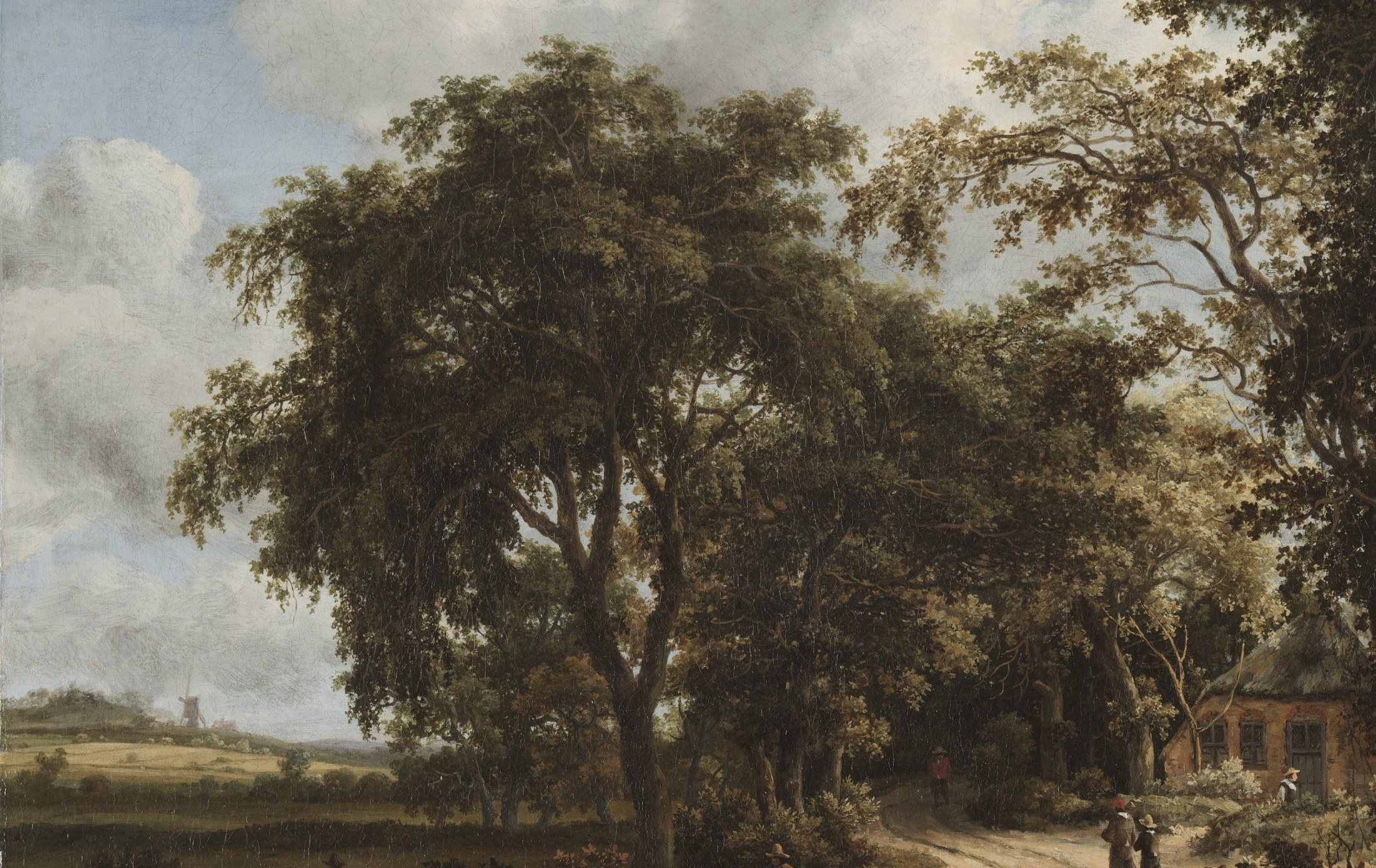 He trained under Jacob van Ruisdael, a famous Dutch master.
