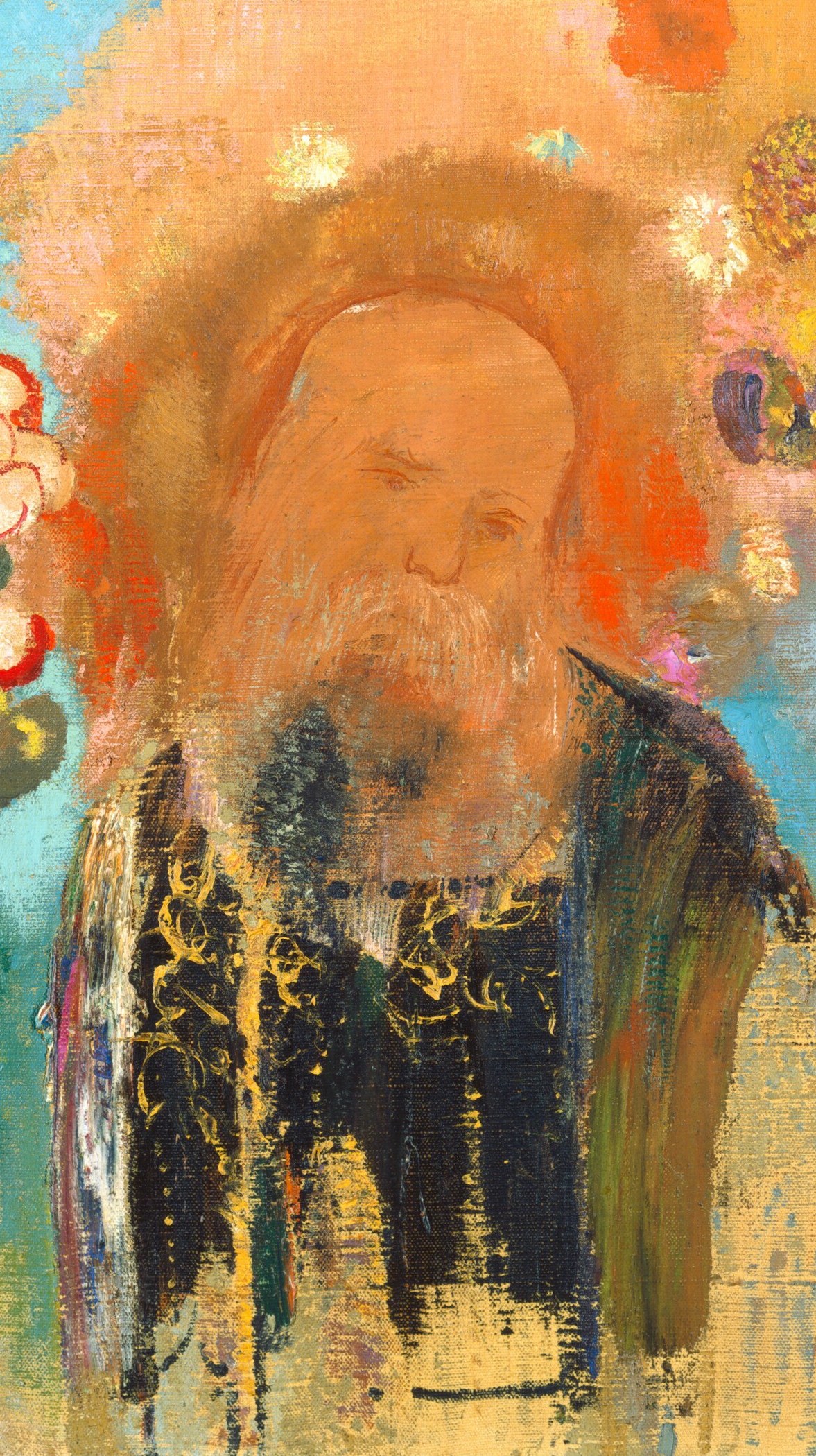 Evocation of Roussel. But the poet Roussel had never sat for Redon.