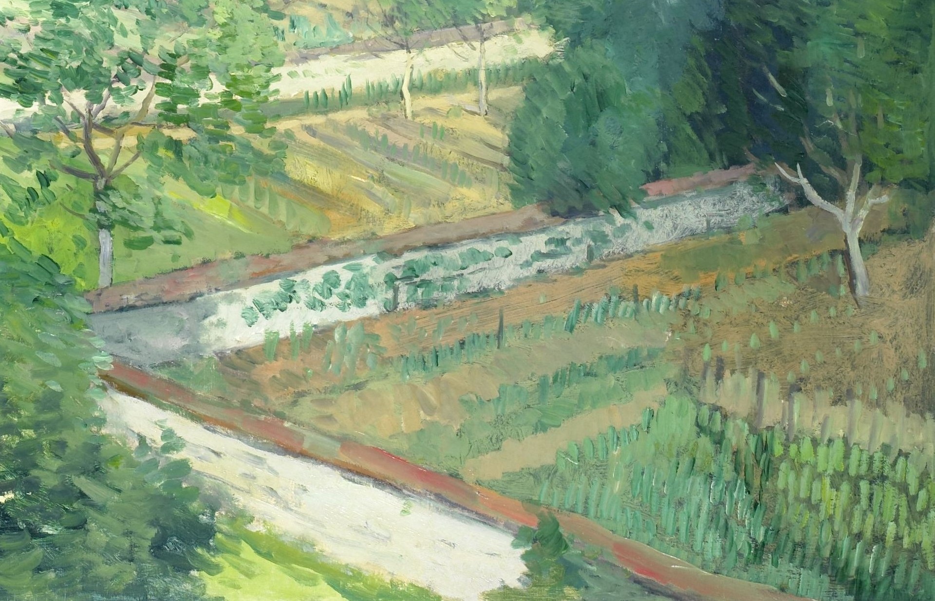 He was known for dynamic brushwork and bold use of color.