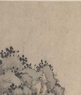 At the upper left, an inscription. This is not just a title.