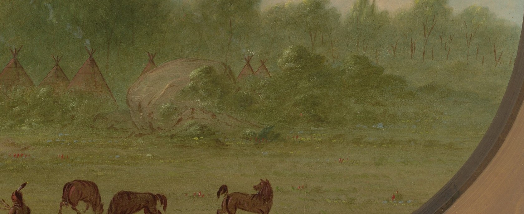 He was nearly broke, and his famous Indian Gallery was tied up in a dispute.
