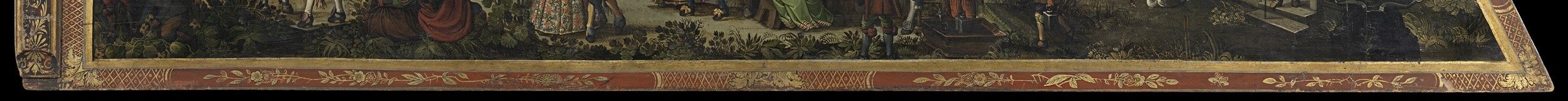 The decorative border frames this celebratory scene.