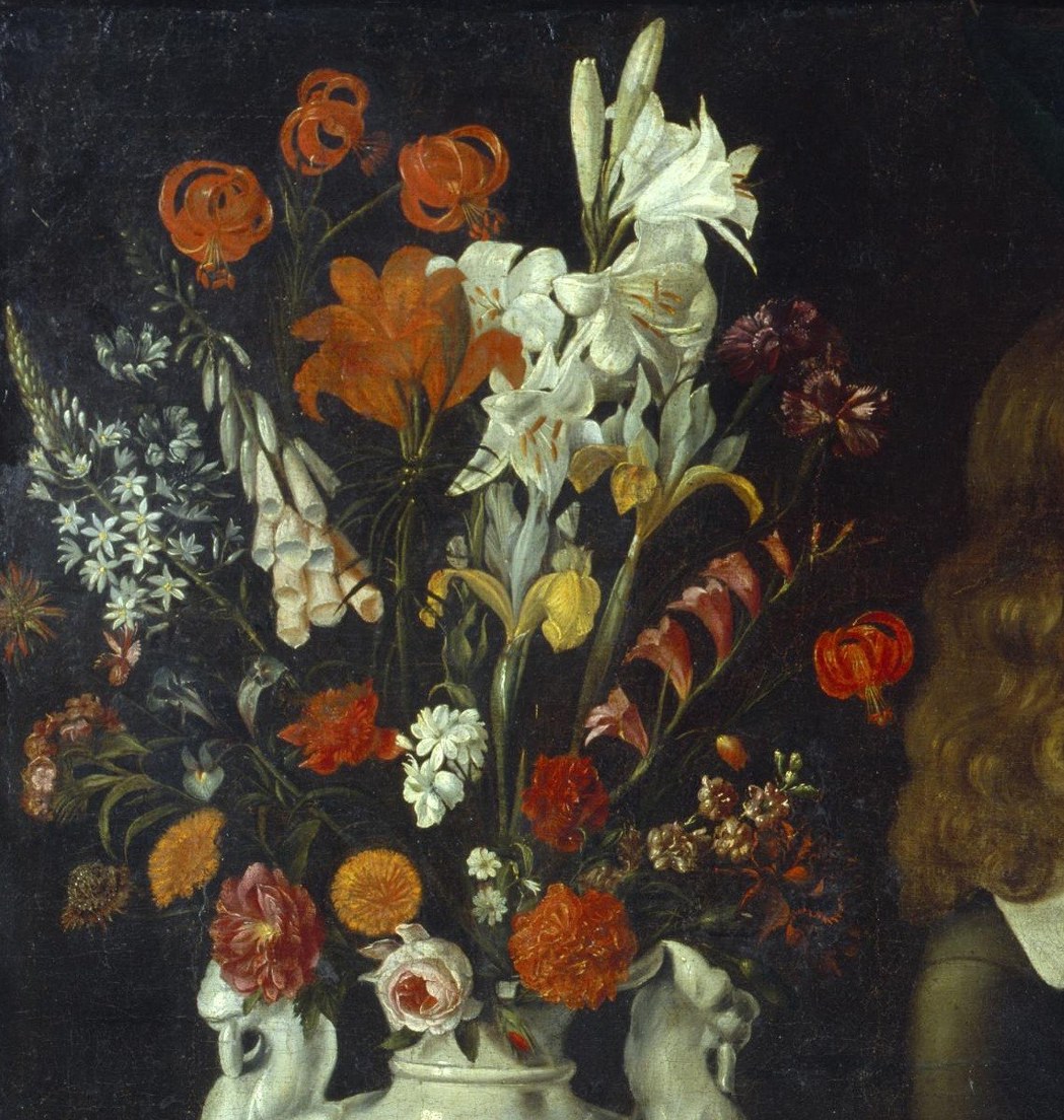 Here, he merges object study with a portrait format.