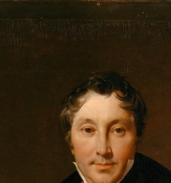 Ingres's signature psychological intensity , the steady, slightly cool regard invites the viewer to read character rather than status.