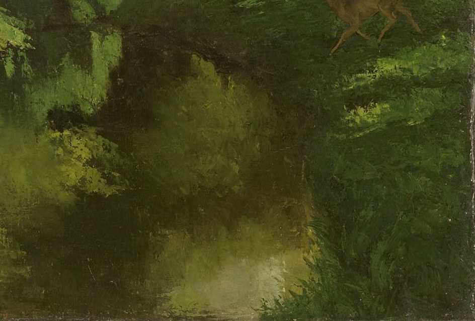 He spent his final years in exile, painting landscapes like this one.