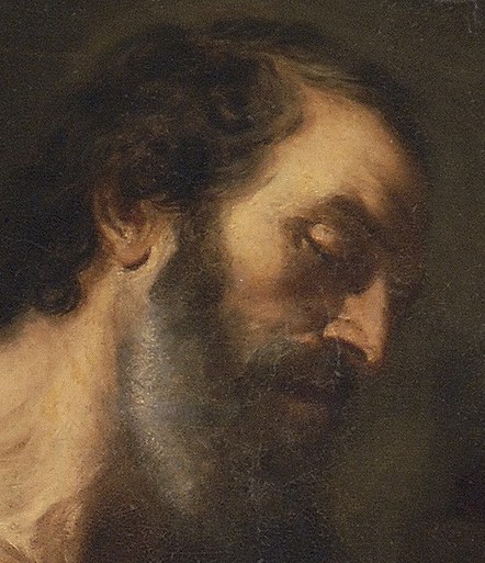 Here, he depicts Saint Jerome, a scholar and translator.
