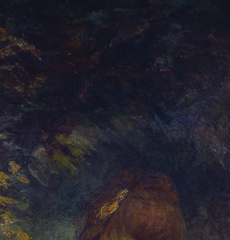 It's a calm self-assurance, painted with Rococo grace.