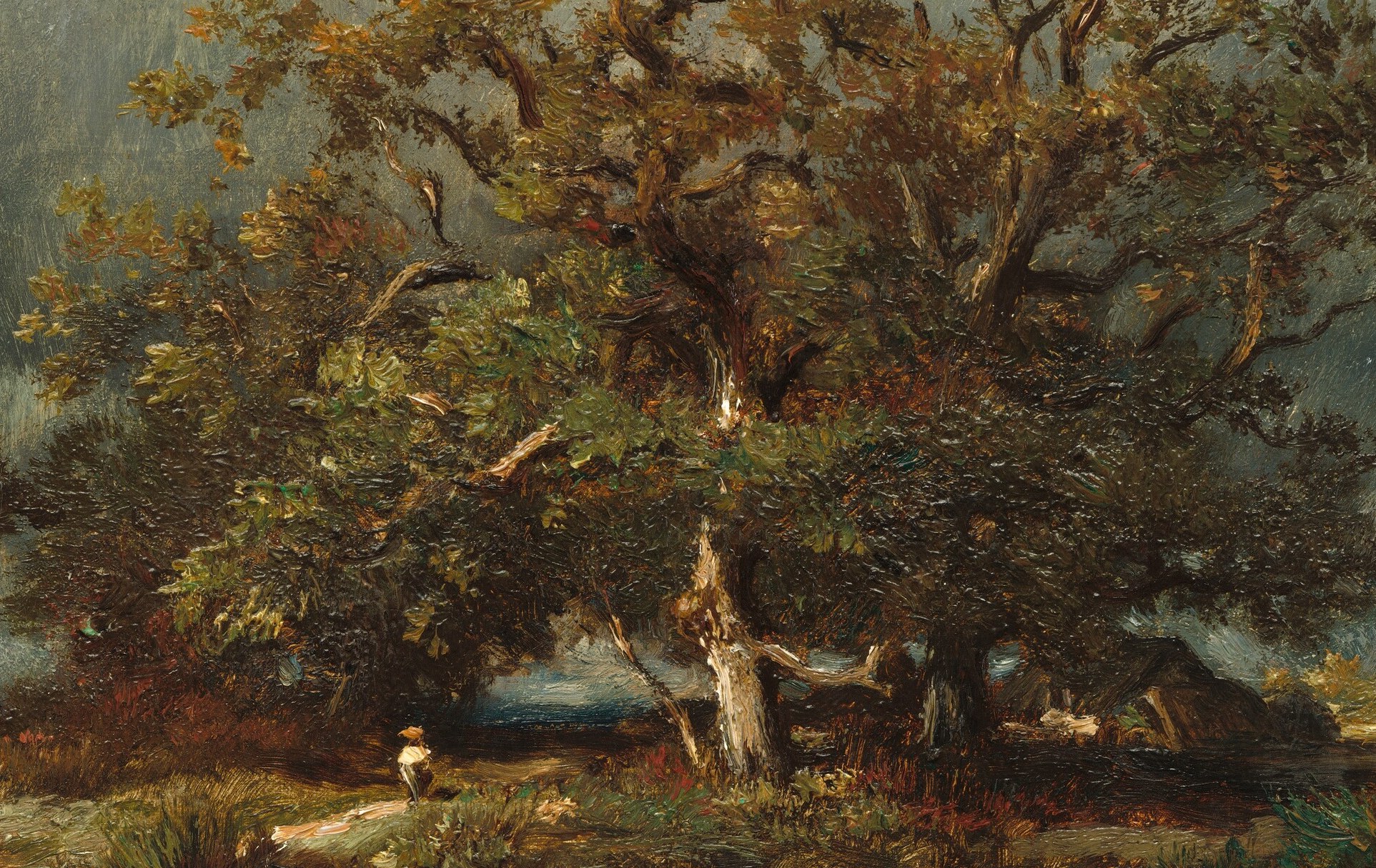 The painter, Jules Dupré, loved trees more than people.