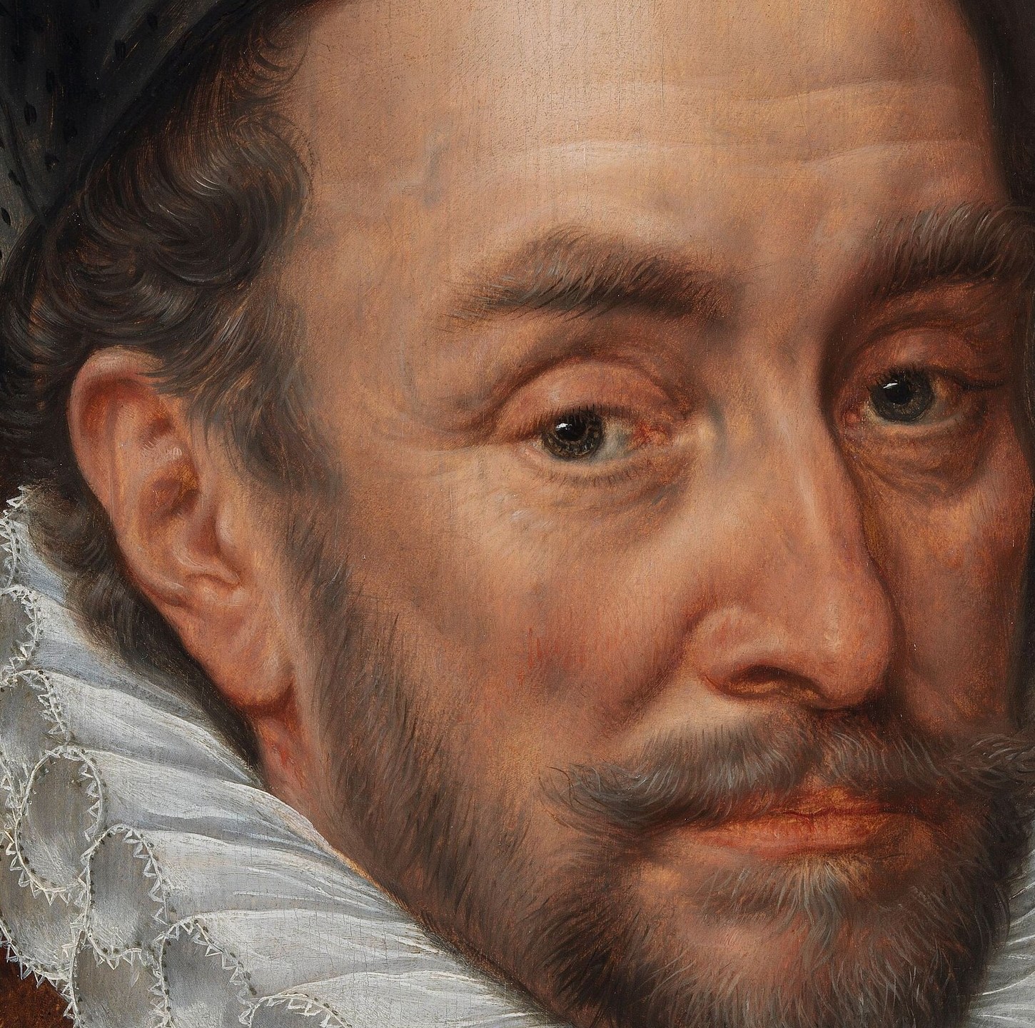 The artist captured him during a time of intense political upheaval.