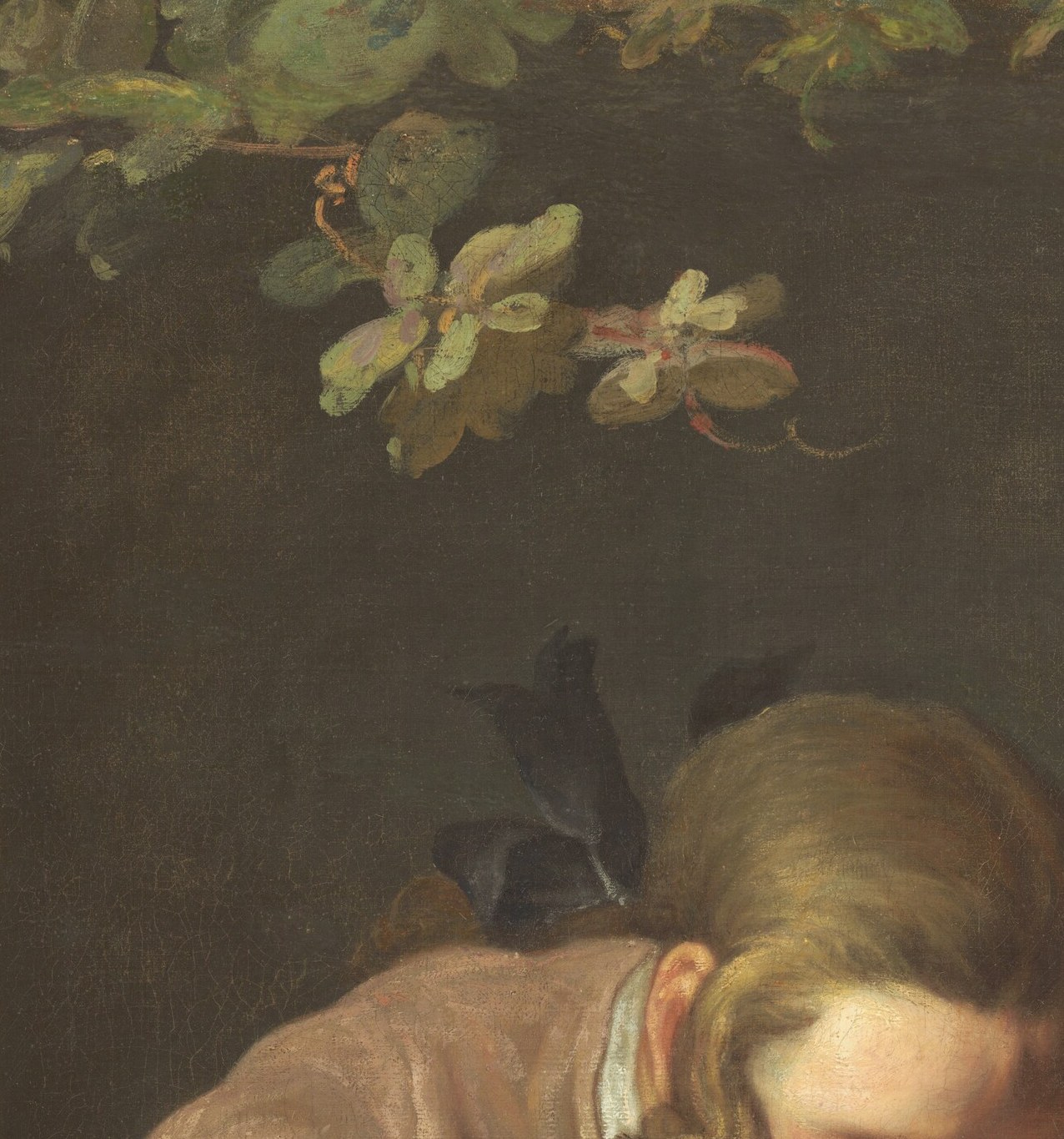 A vanitas: the bubble is life, fragile and brief.