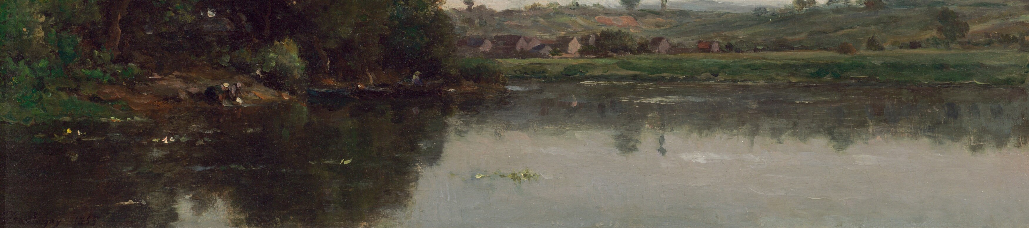 Reflects the sky and landscape, creating a sense of depth and tranquility, with subtle ripples.