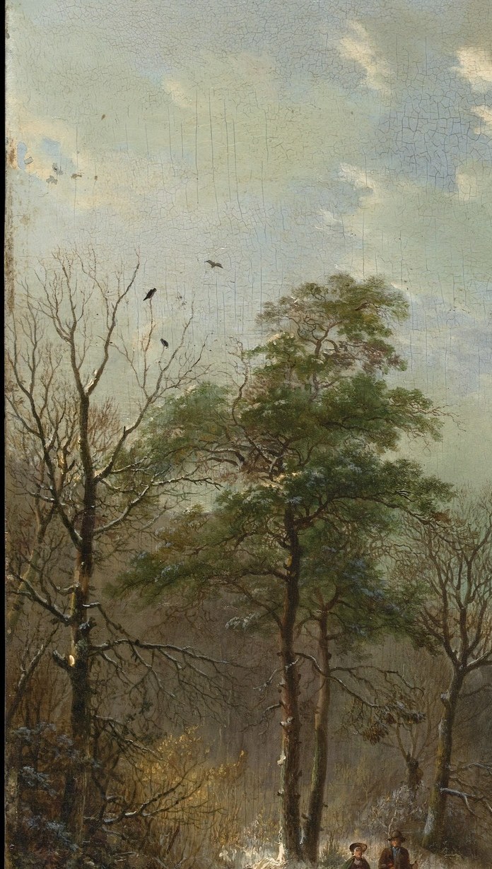 Koekkoek built his fame on the intricate branches of winter trees.
