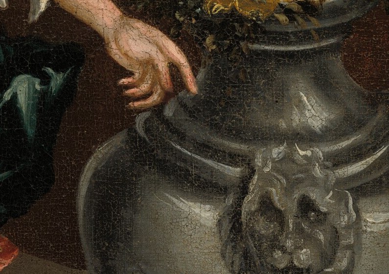 Expensive flowers in a costly vase signaled refined taste.