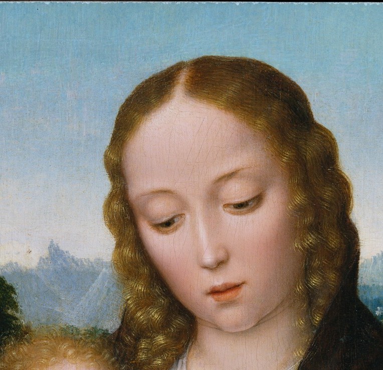 This silent exchange is the heart of the painting.