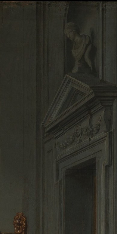 Then, a dark doorway behind the child.