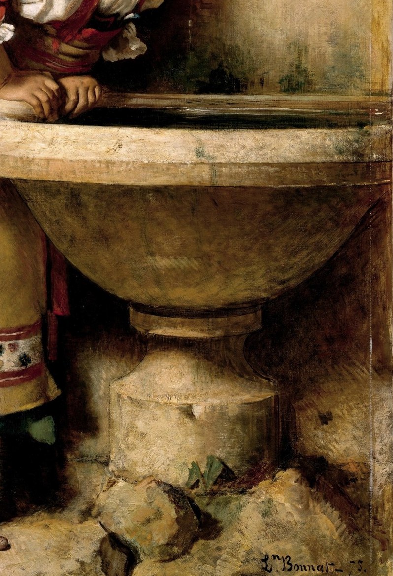 Start with the stone. Look at the rim.