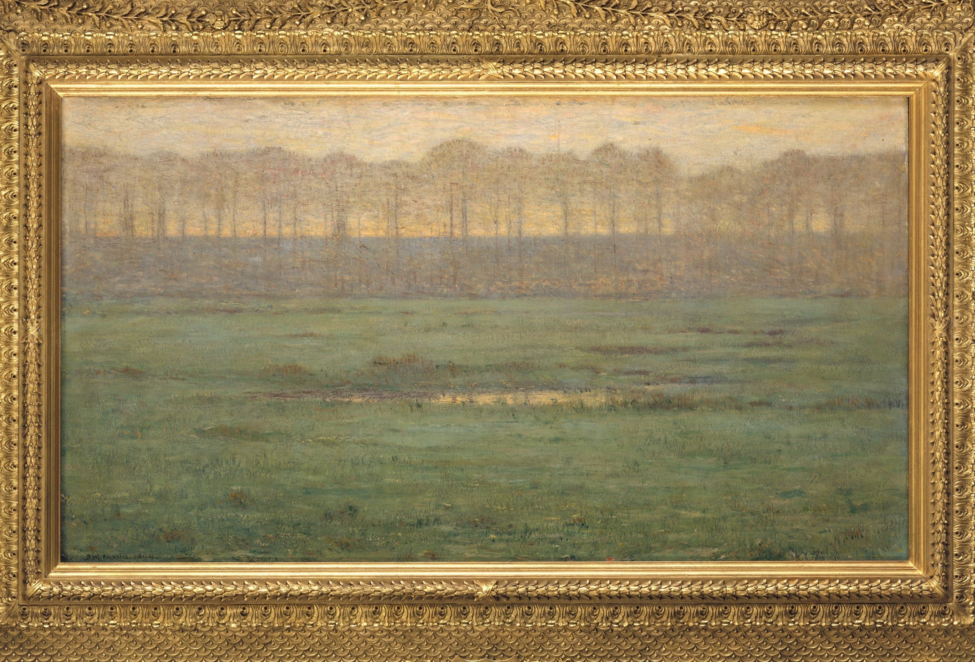 Notice the soft, diffused light and muted colors.