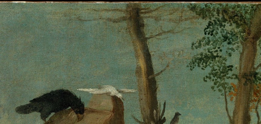 Moretto's characteristic cool northern light floods through , this tonal key separates him from warmer Venetian contemporaries and sets the painting's melancholy atmosphere.