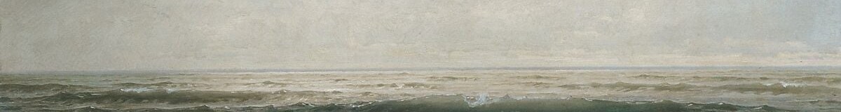 Richards built this using tiny, shimmering brushstrokes.