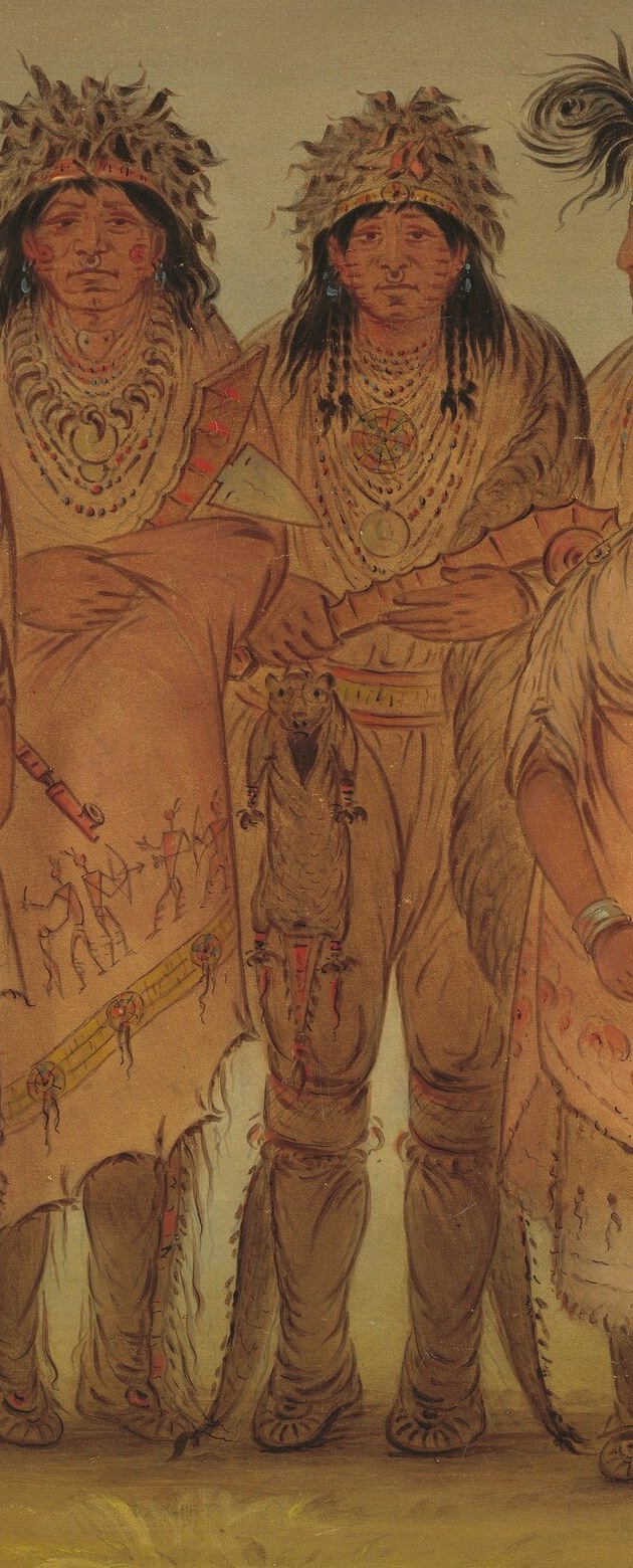 George Catlin believed their cultures were vanishing and aimed to record them.