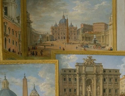 He created a whole gallery of landmarks, all in one work.