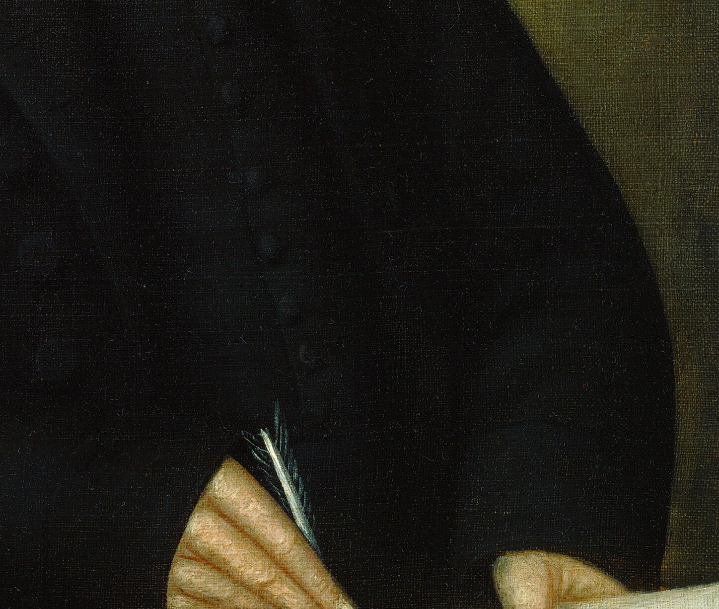 A man of letters, his pose declares.