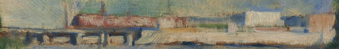It was a study for a much larger painting of bathers.