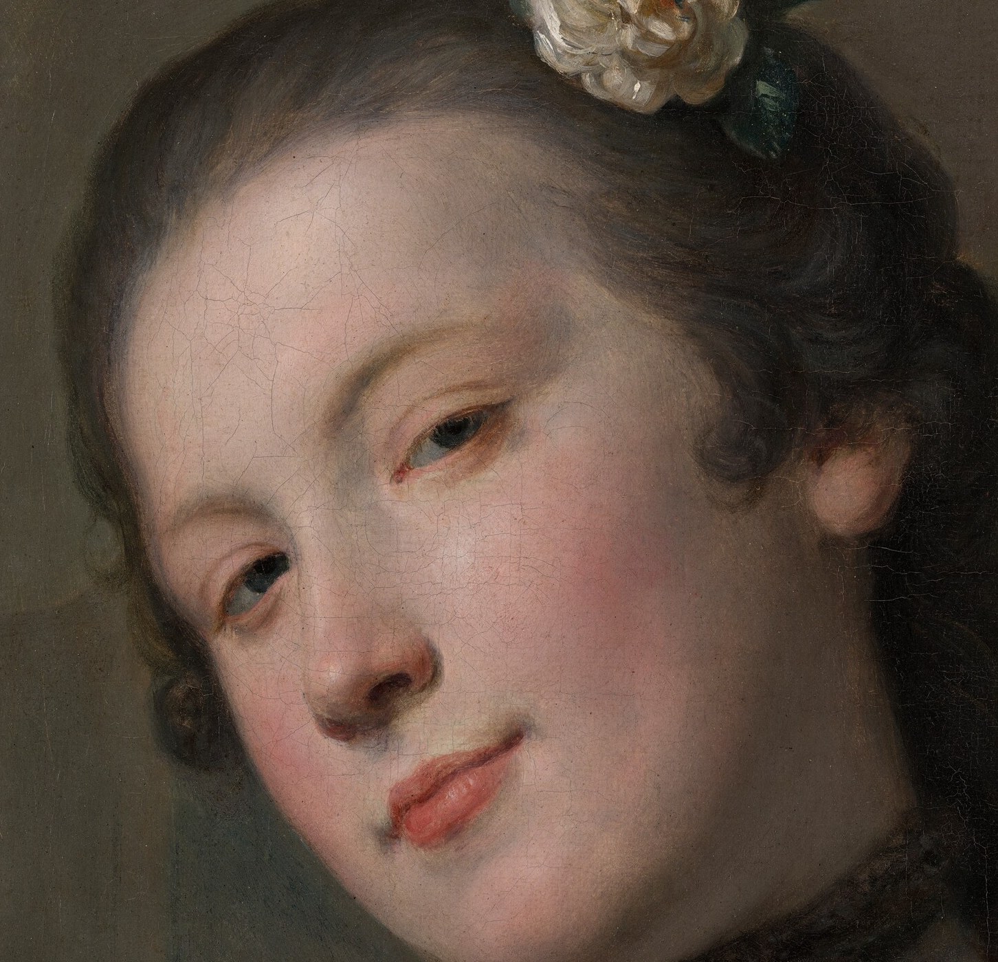 The painter was Pietro Rotari, an Italian who moved to Russia in 1756.