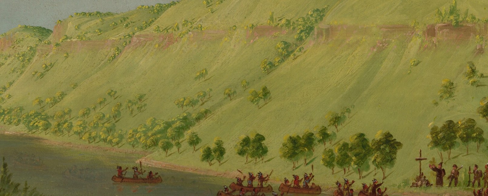 Catlin was self-taught. He drew what the frontier taught him.