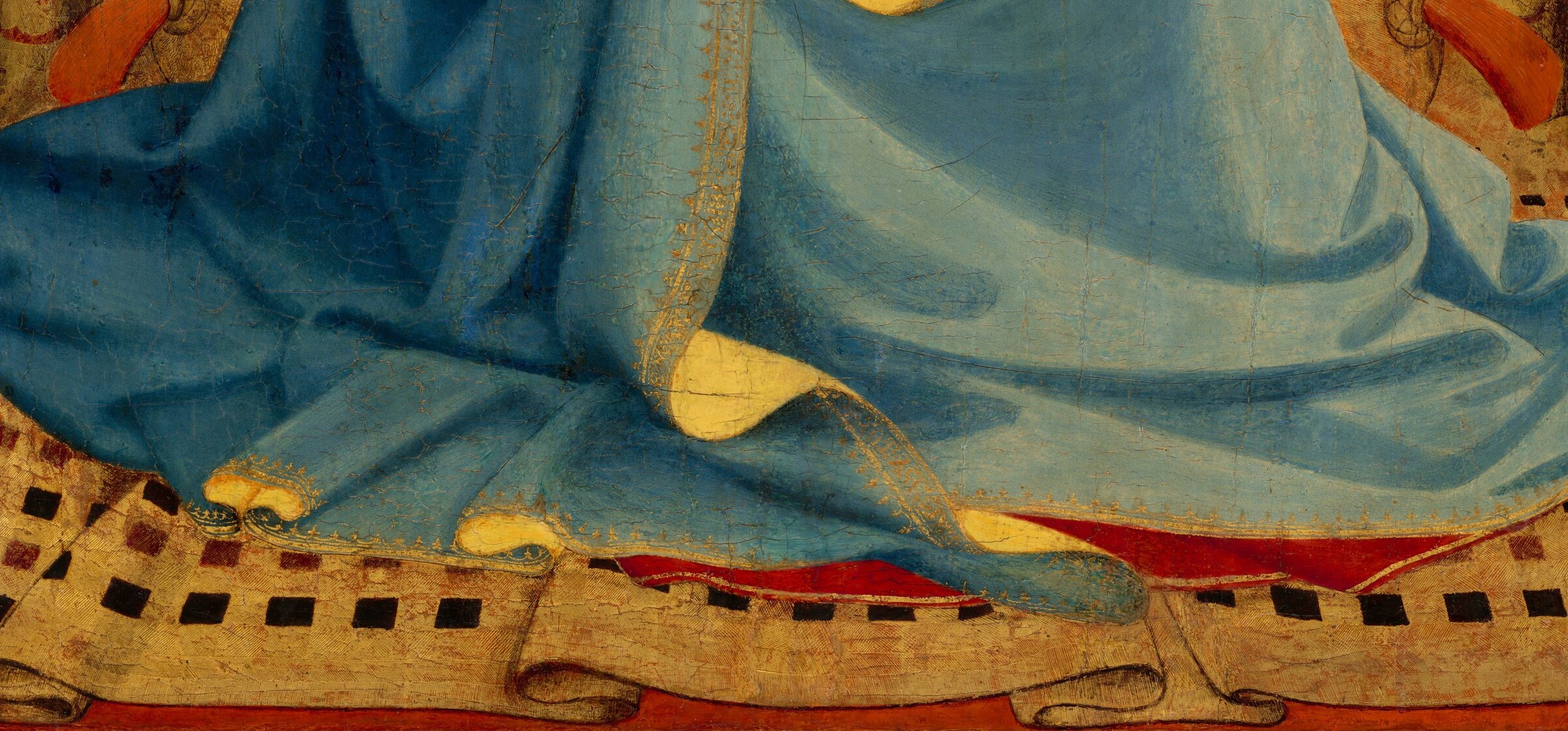 In 1430, a Madonna on the floor was a radical choice.